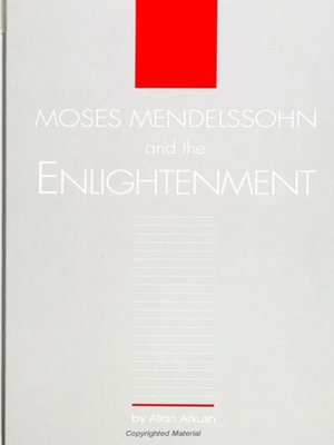 cover image of Moses Mendelssohn and the Enlightenment
